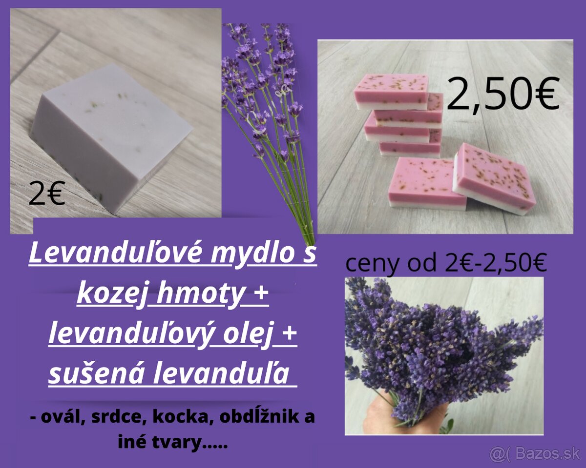 Levanduľové mydlo