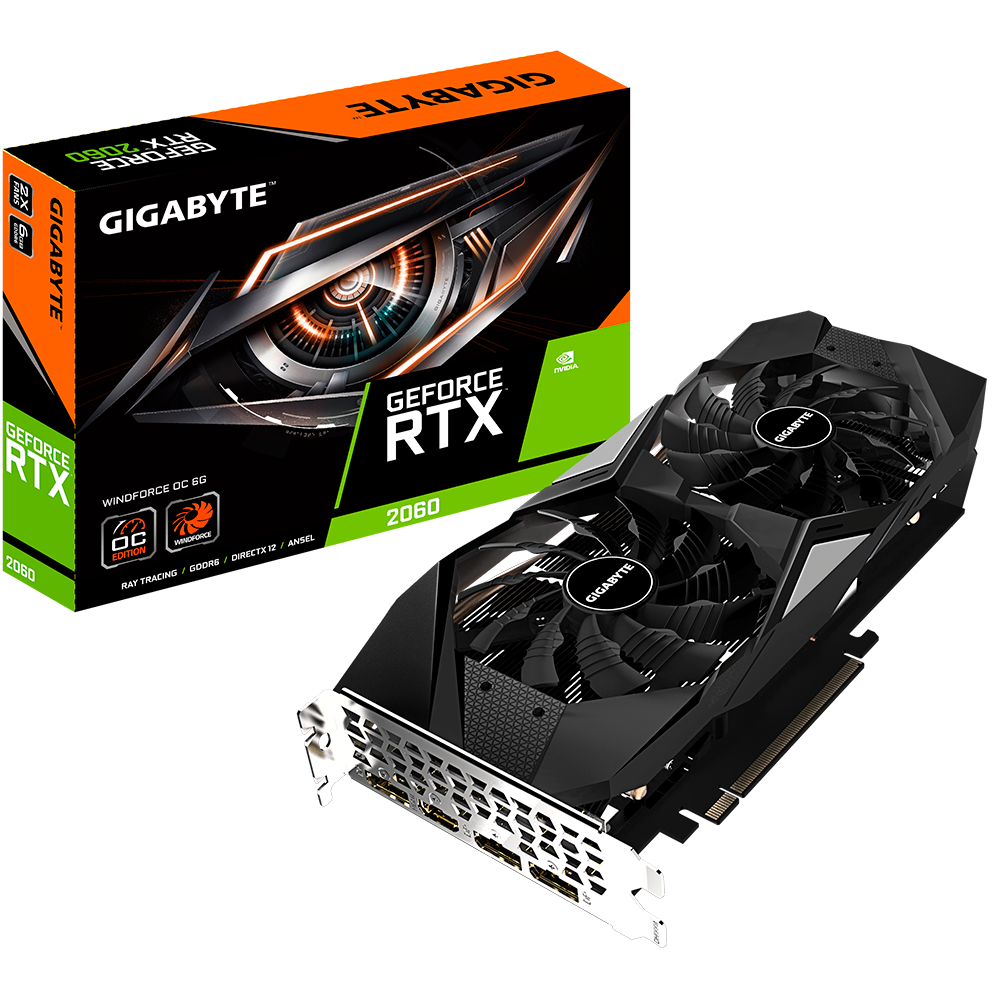 GIGABYTE GeForce RTX 2060 OC 6G: Graficka Karta