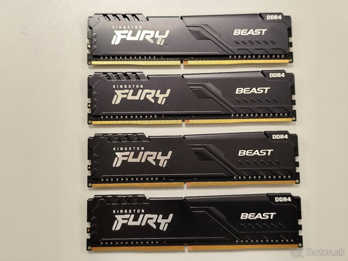 32 GB DDR4 3200 MHz Kingston Fury Beast - V ZÁRUKE