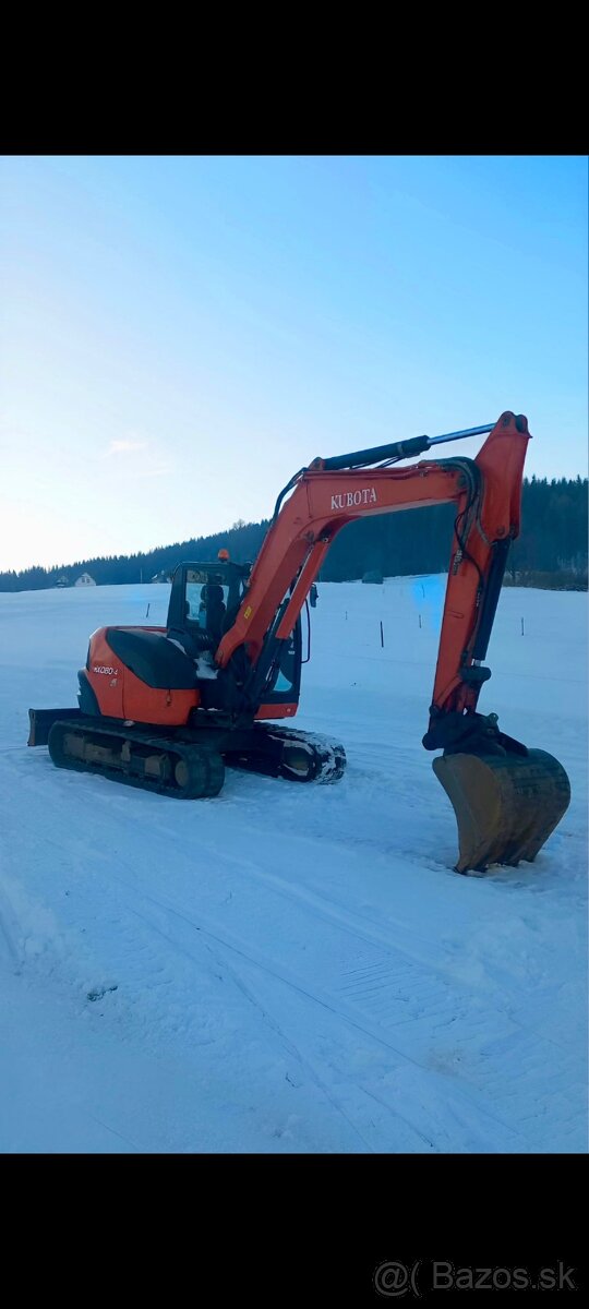 Kubota kx080-4 takeuchi komatsu hitachi bager rypadlo