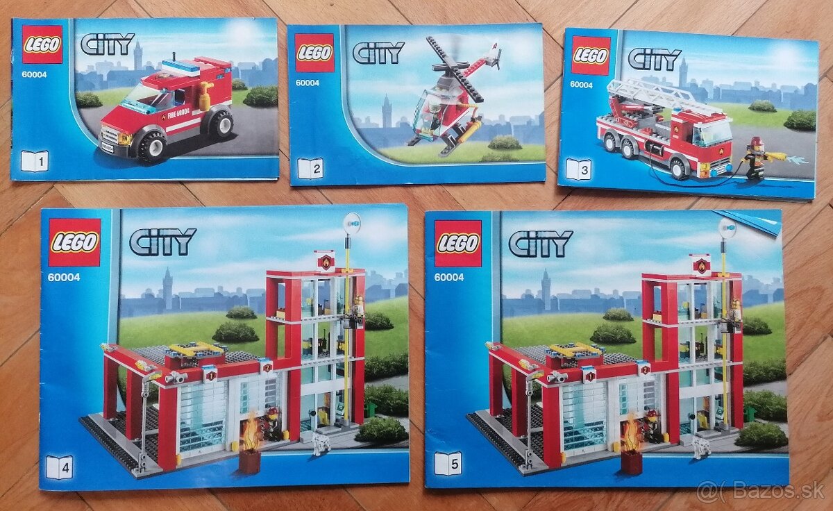 LEGO CITY Hasičská stanica 60004