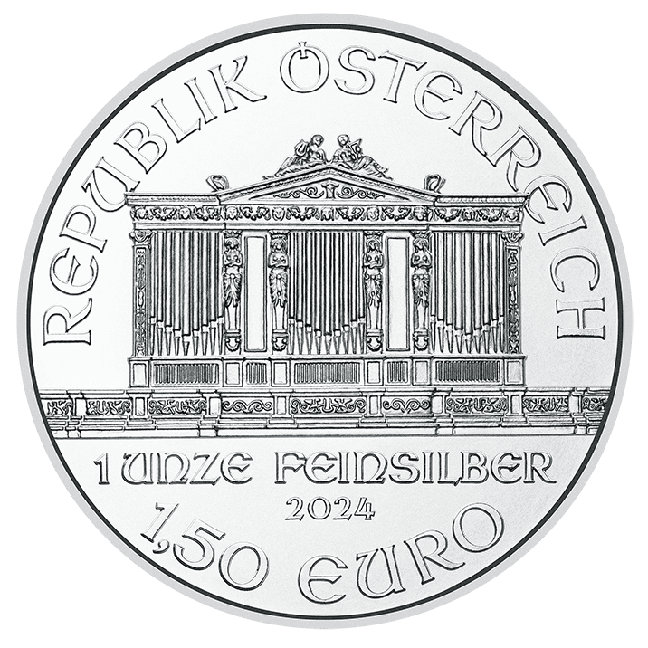 Predám strieborné 1oz mince Wiener Philharmoniker