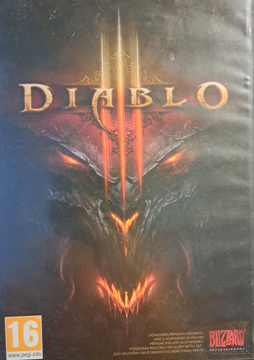 Predávam Diablo 3 s datadiskom a Gothic 2 Gold