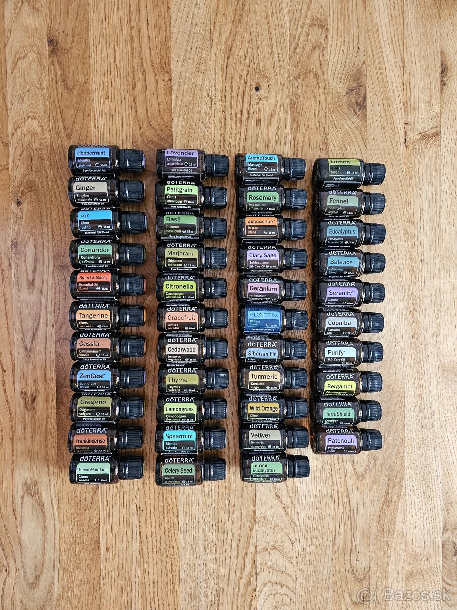 Doterra esenciálne aróma oleje