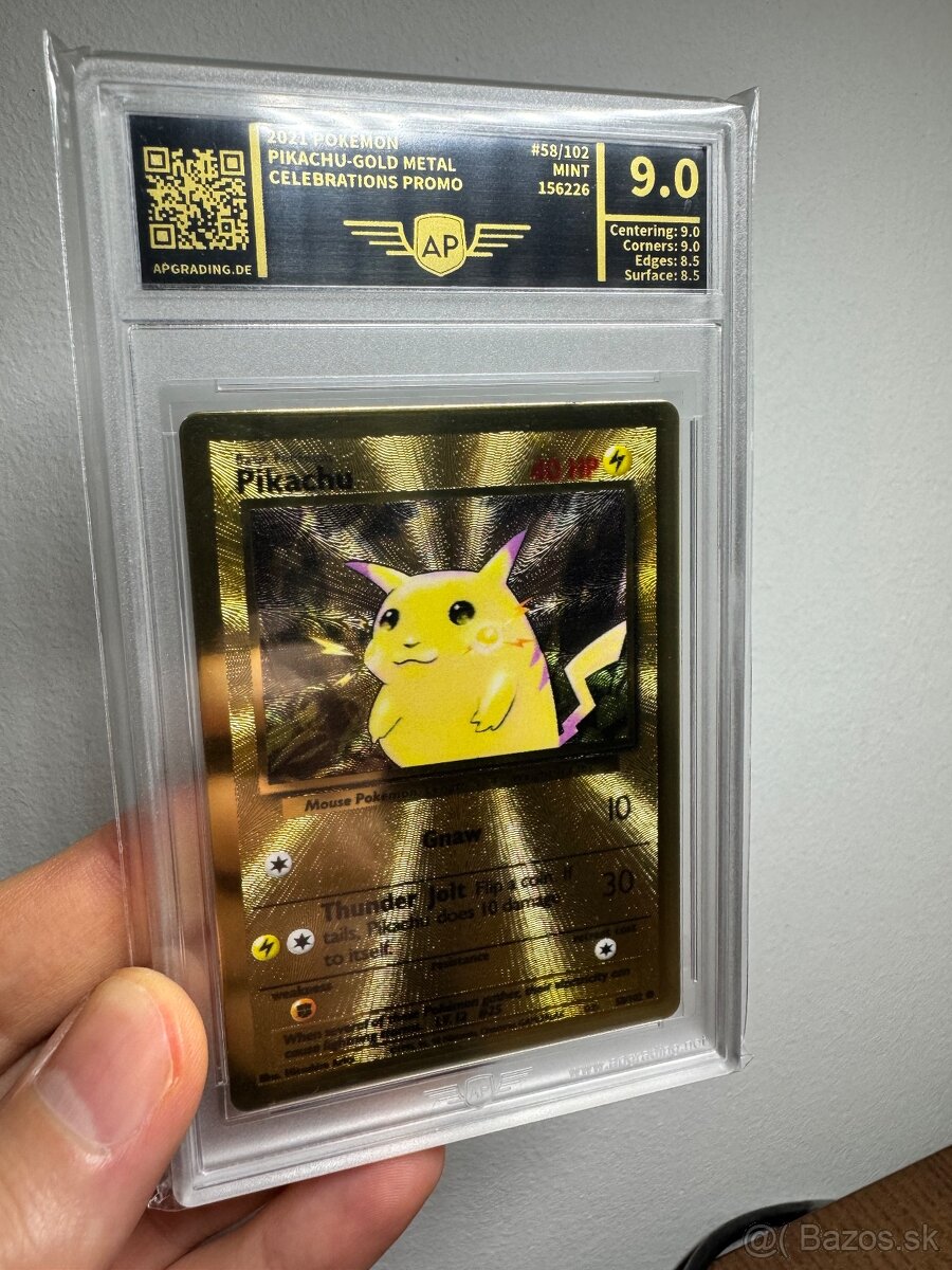 AP Grading: Pikachu ( Celebrations CEL BS 58 ) [EN] - Nové