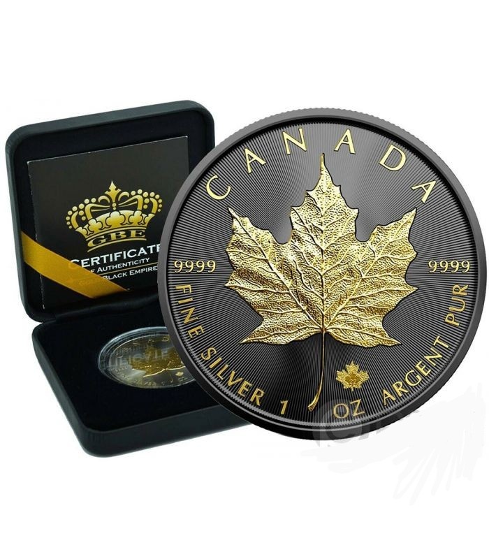 Investicne striebro mince minca Maple Leaf