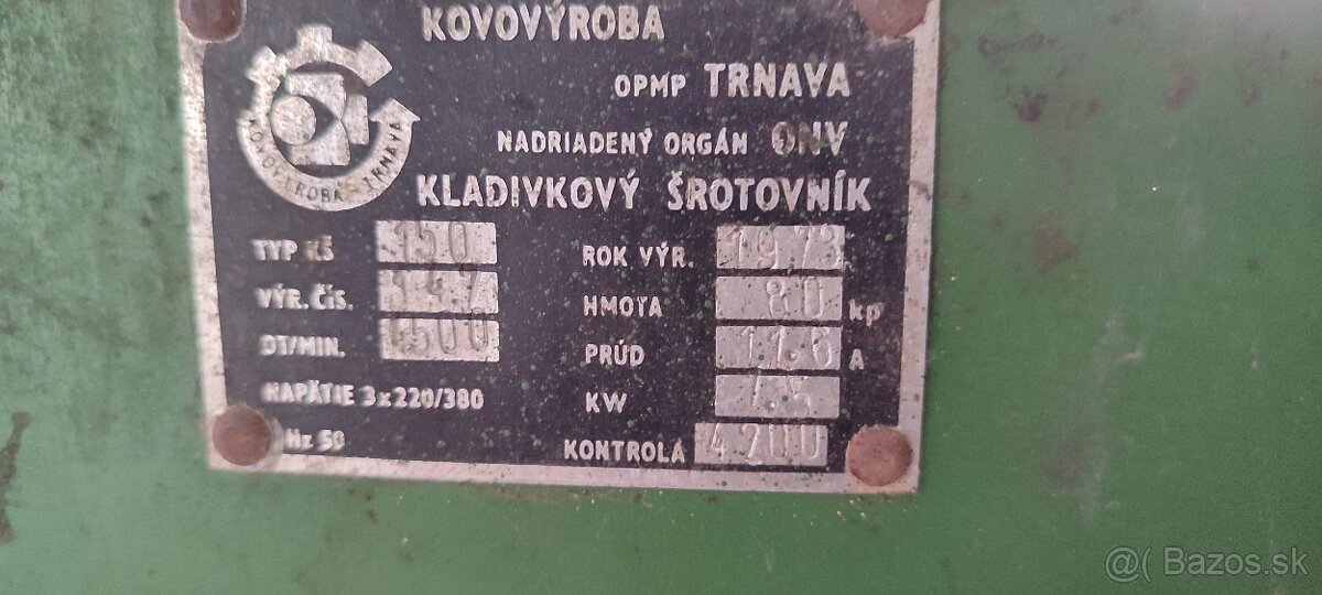 Kladivkovy šrotovnik