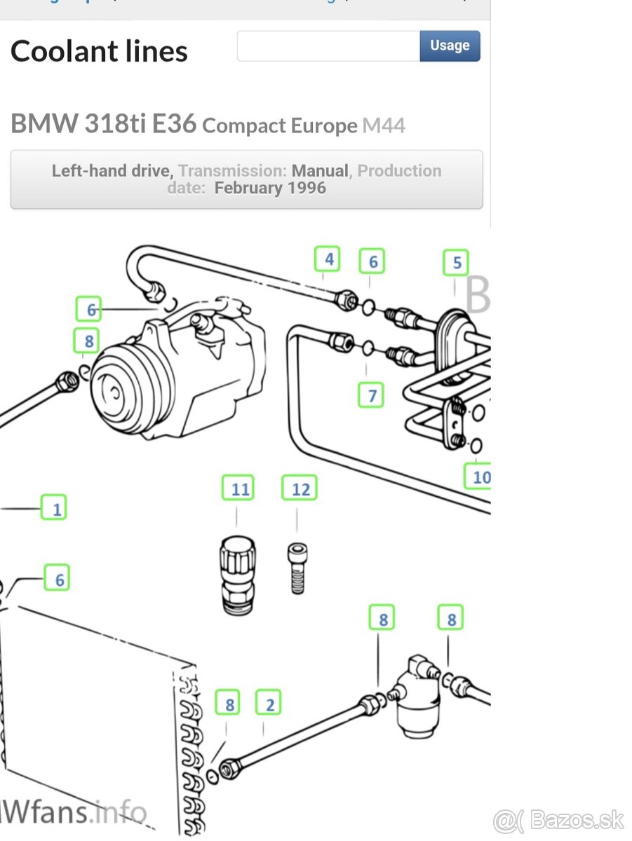 Bmw e36 1.8ti klíma