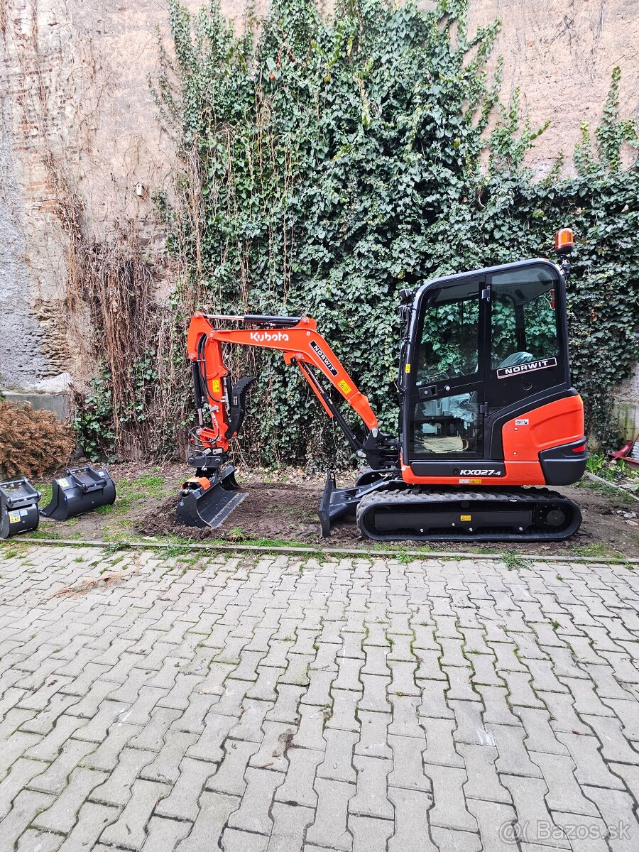 Bager Kubota kx 27-4 (80 mth) 2023 Minibager