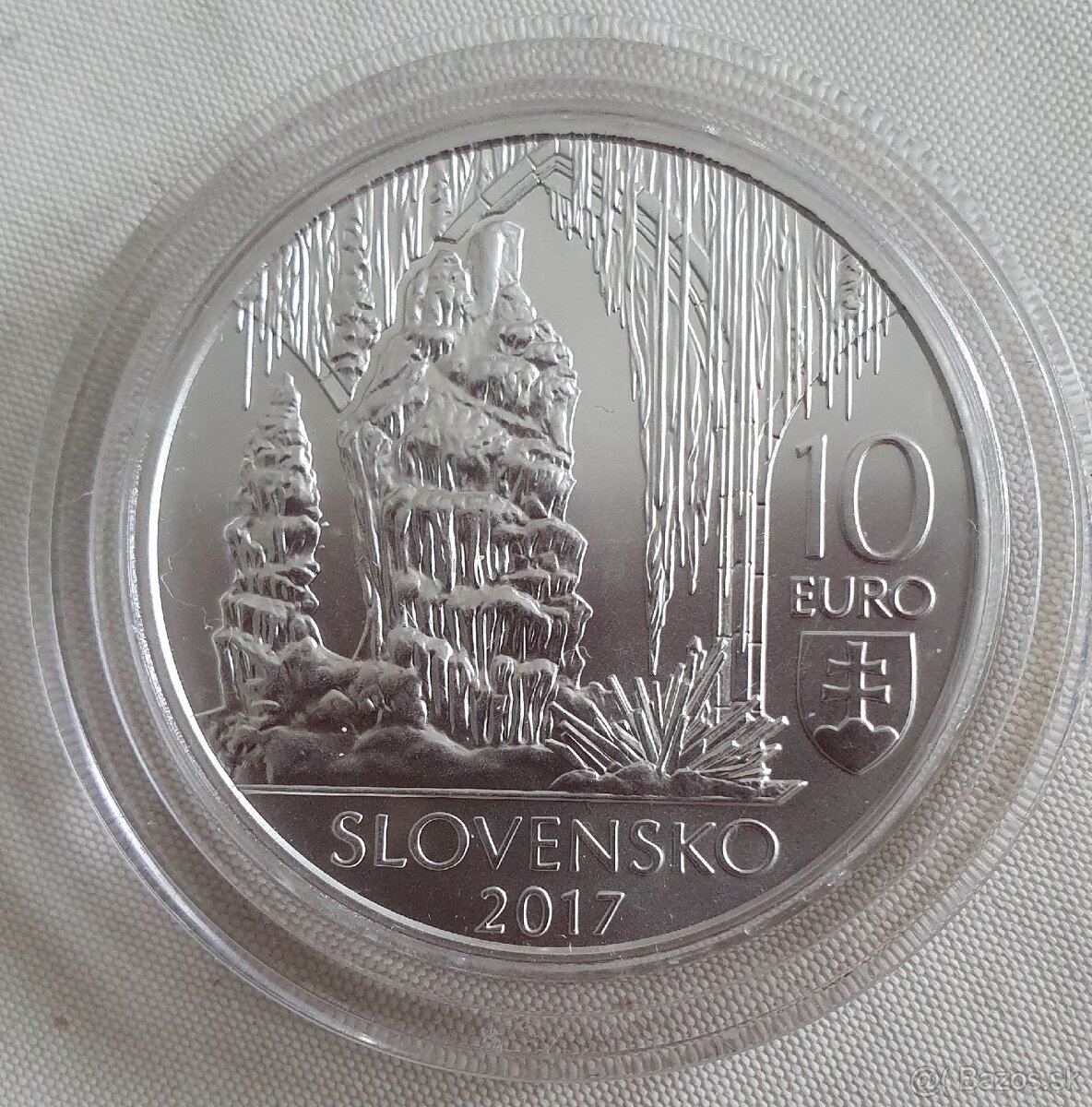 Euromince.10€ Jaskyne Slovenského krasu BK.