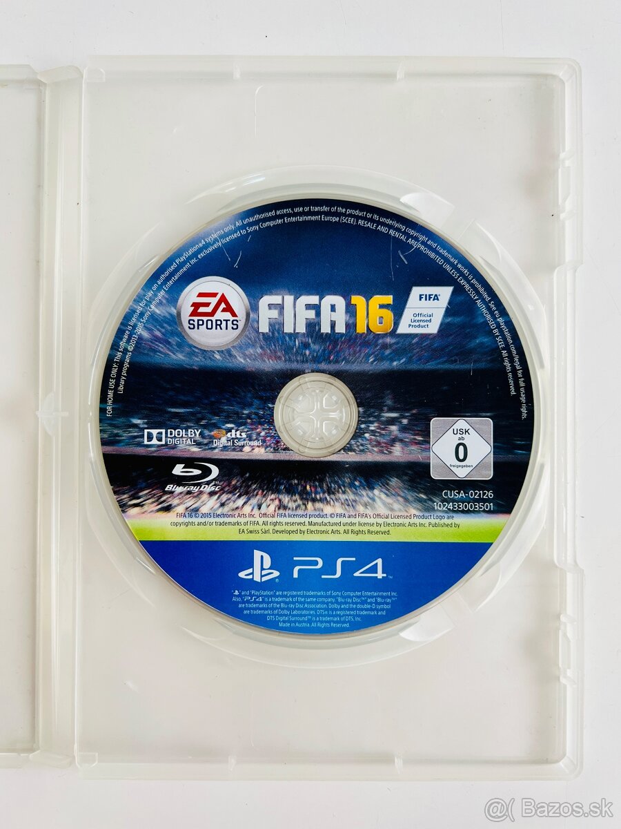PlayStation 4 - PS4 - Hra FIFA 16 ( 2016 ) PC: 32€
