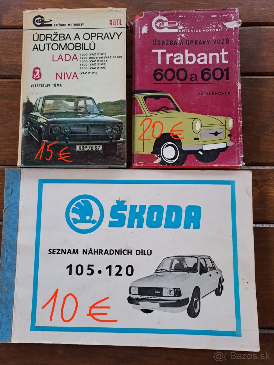 trabant, škoda 105-120, lada