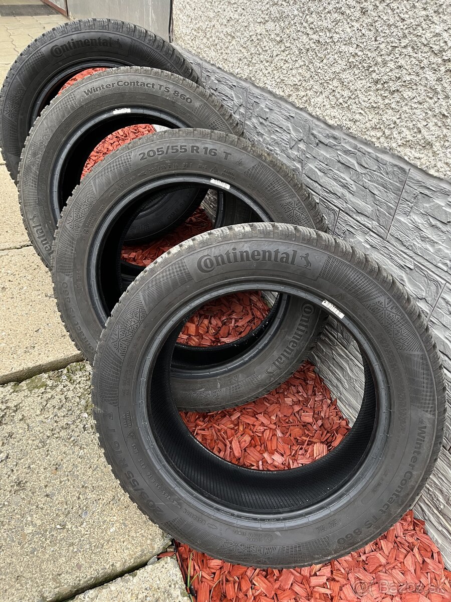 Zimné pneumatiky 205/55 R16 Continental