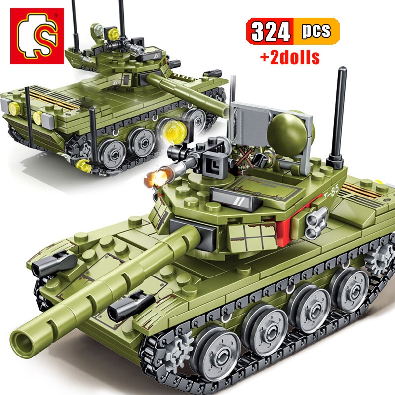 TANK stavebnica 324 ks + 2 vojaci