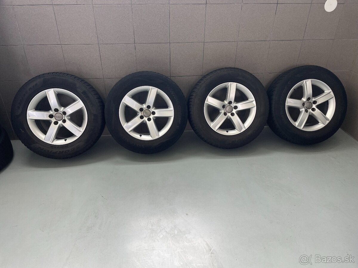 Disky Orig. AUDI  7J x 17 + pneumatiky 235/65 R17 zimné