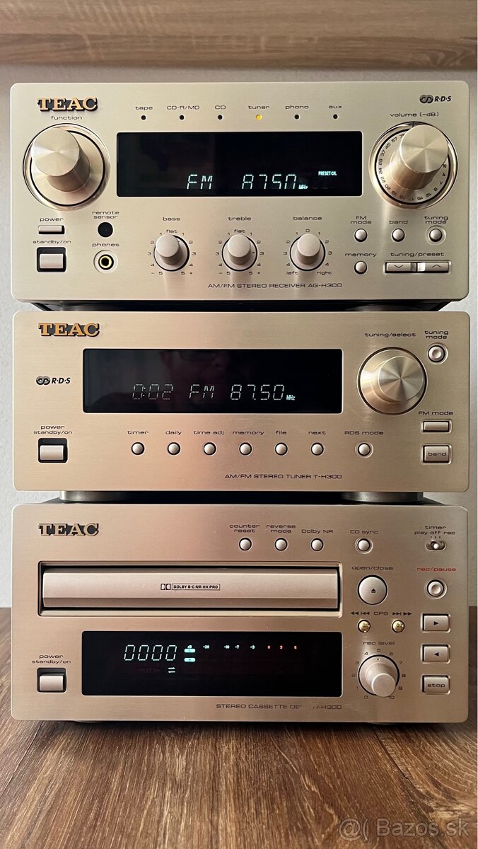 TEAC tuner T-H300, TEAC Tape Deck R-H300,TEAC AG-H300 JAPAN