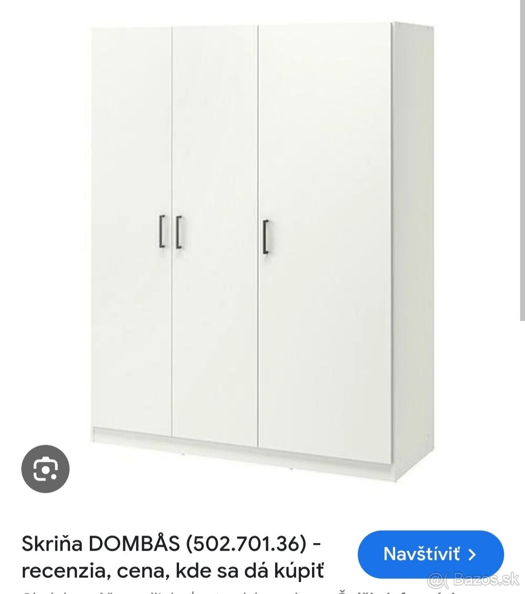 IKEA skriňa Dombas