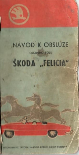 Kupim navod na obsluhu Skoda Felicia