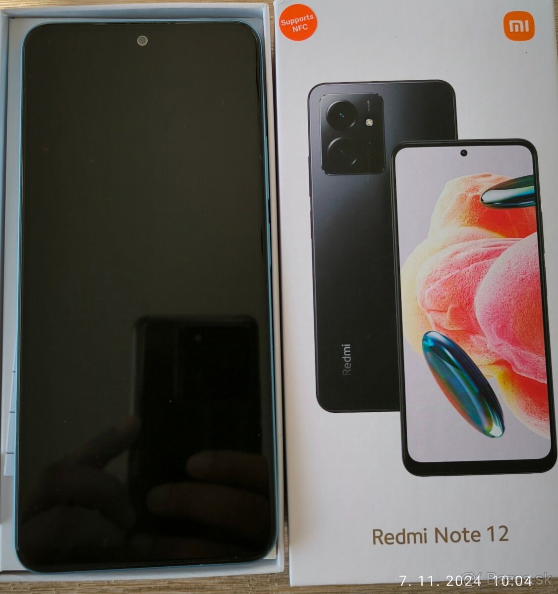 Redmi note 12 Ice Blue 4GB RAM 128GB ROM