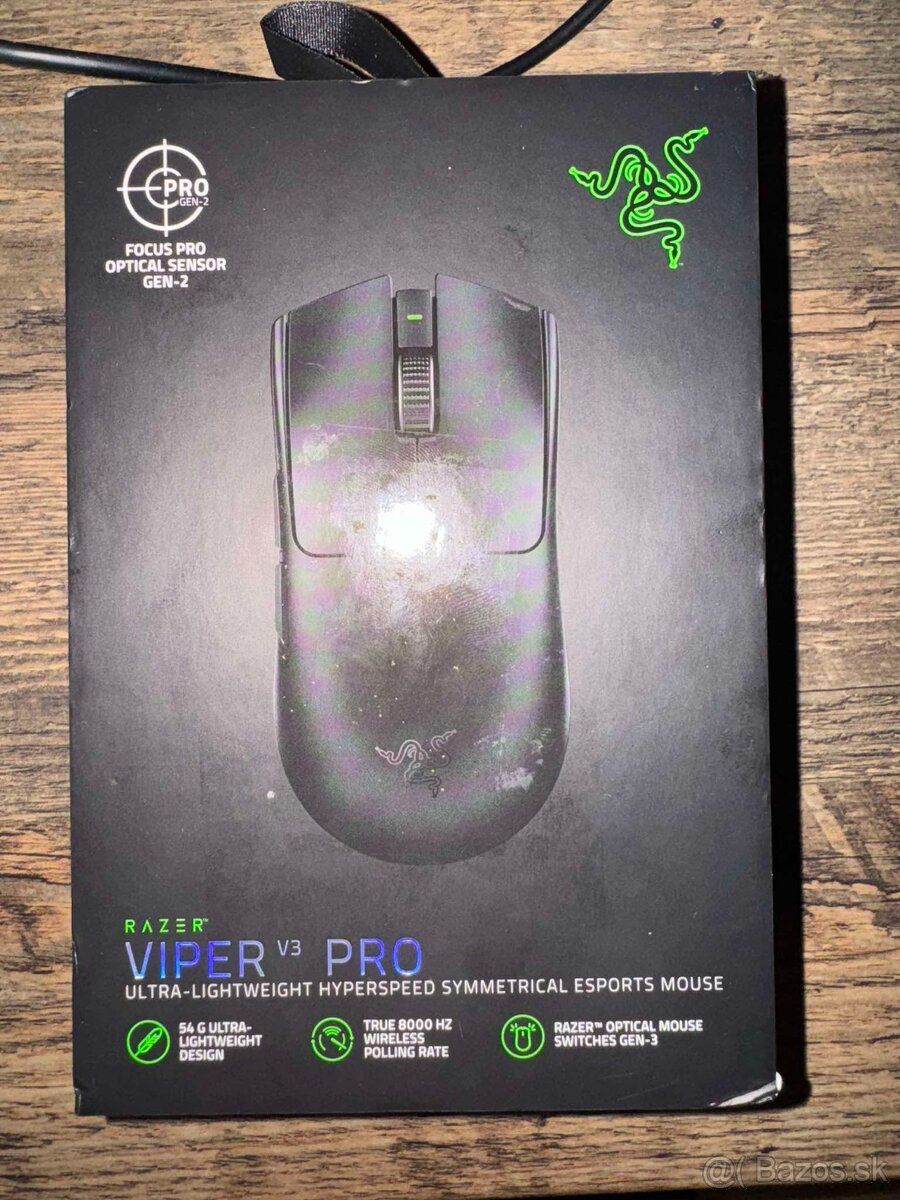 Predám Razer Viper V3 Pro – Black (v top stave)