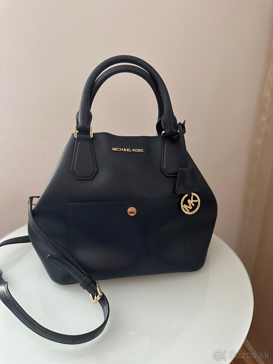 Michael Kors modra kozena kabelka