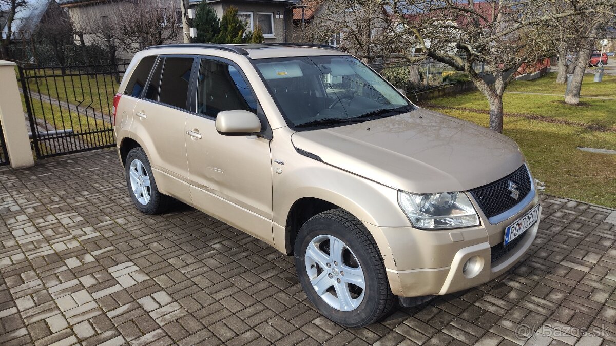 2008 Grand Vitara 1.9ddis 95kw 4x4,tažné do 2t, Sk auto