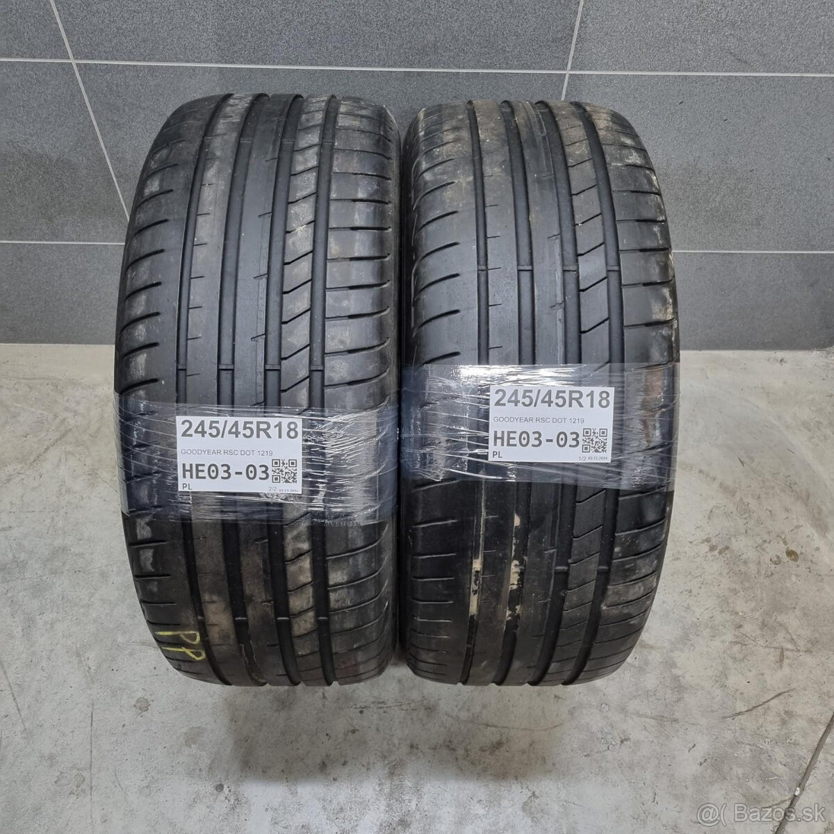 Letné pneumatiky 245/45 R18 GOODYEAR DOT1219