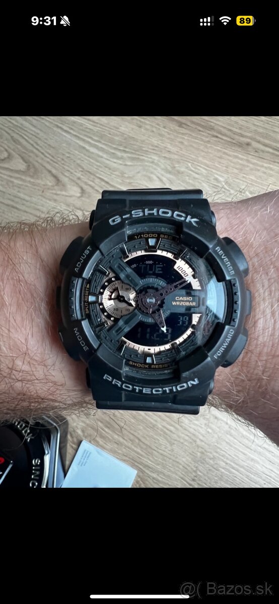 Predám CASIO G-Shock (model 51465425) Black/ Gold