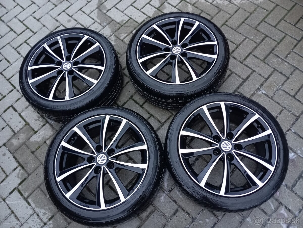 Predám 4 hliníkové disky 5x112 R18 bez pneu vw sharan ET 35