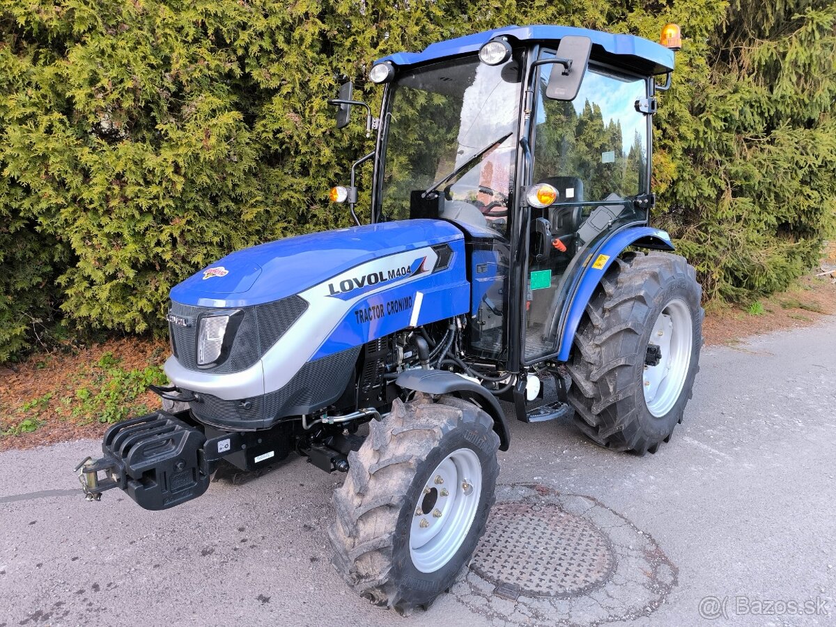 Traktor LOVOL M404 s výkonom 40 Hp s kabínou