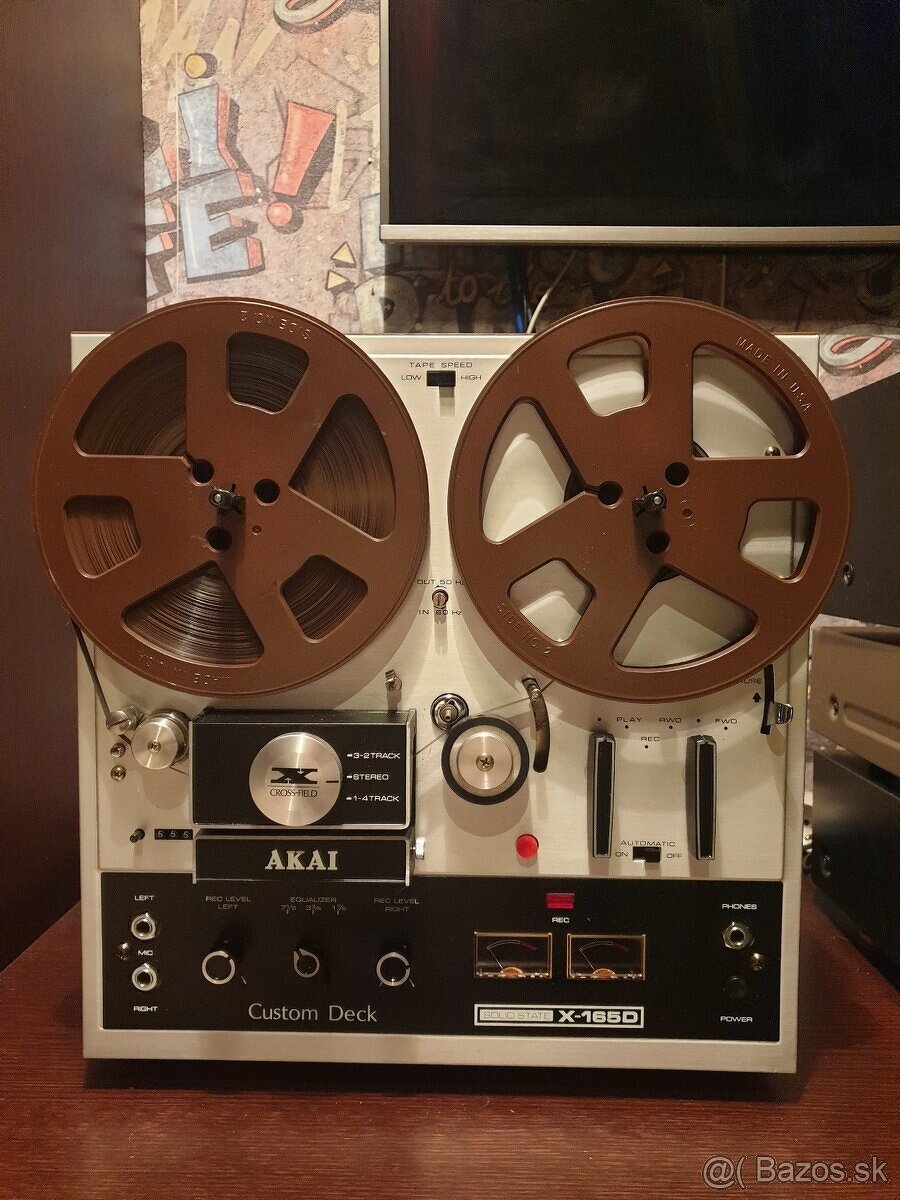 Predám AKAI X-165D Reel to Reel