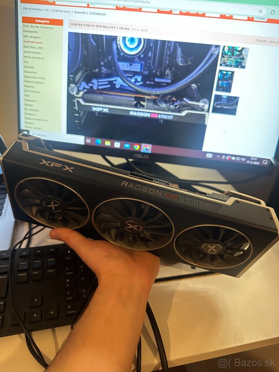 12GB RX 6700 XT XFX Merc319 + Záruka