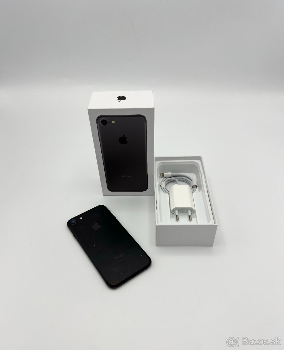Apple iPhone 7 128GB Black 100% Zdravie Batérie