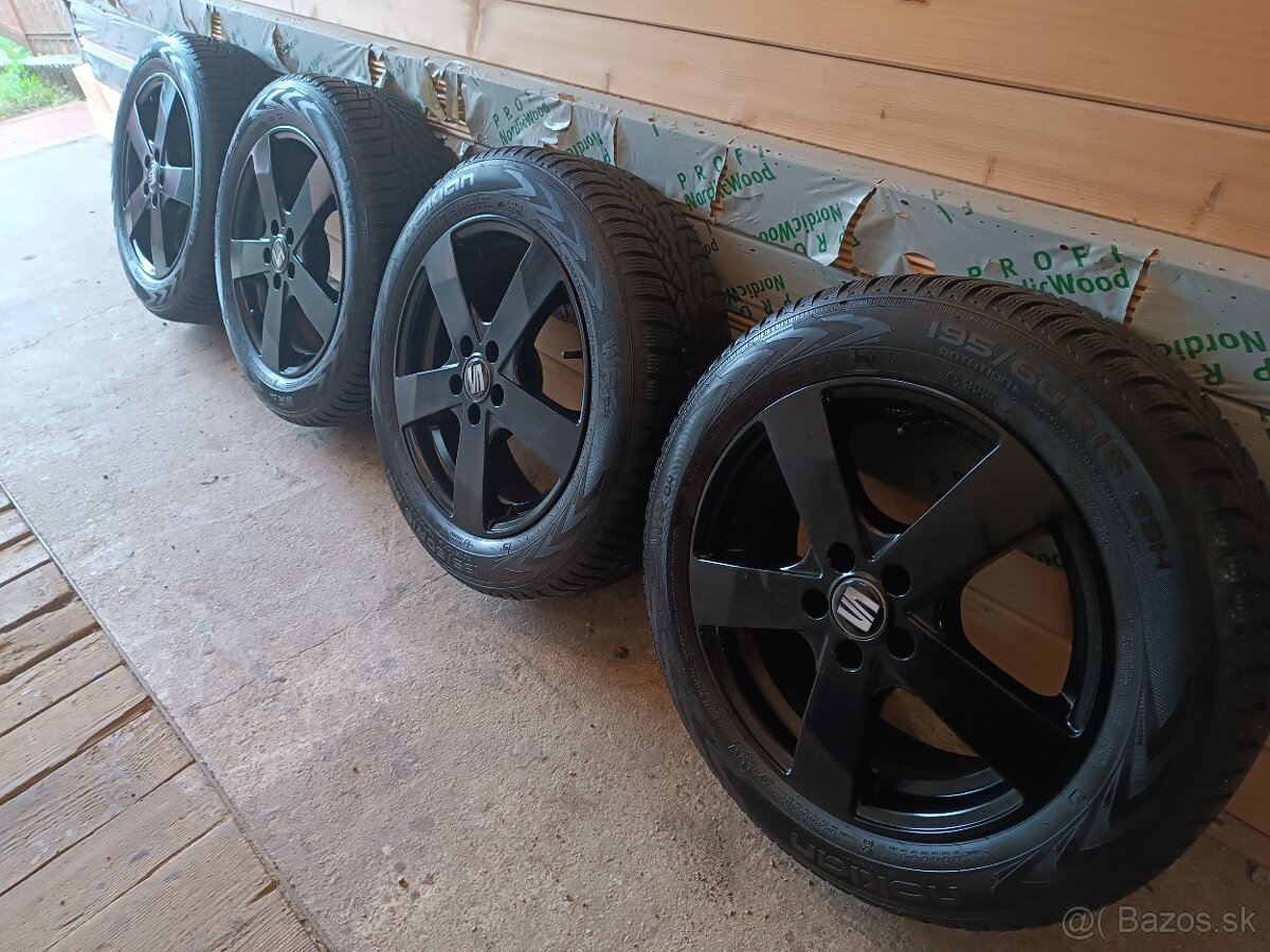 Alu 5x100,195/60 r16 zimné