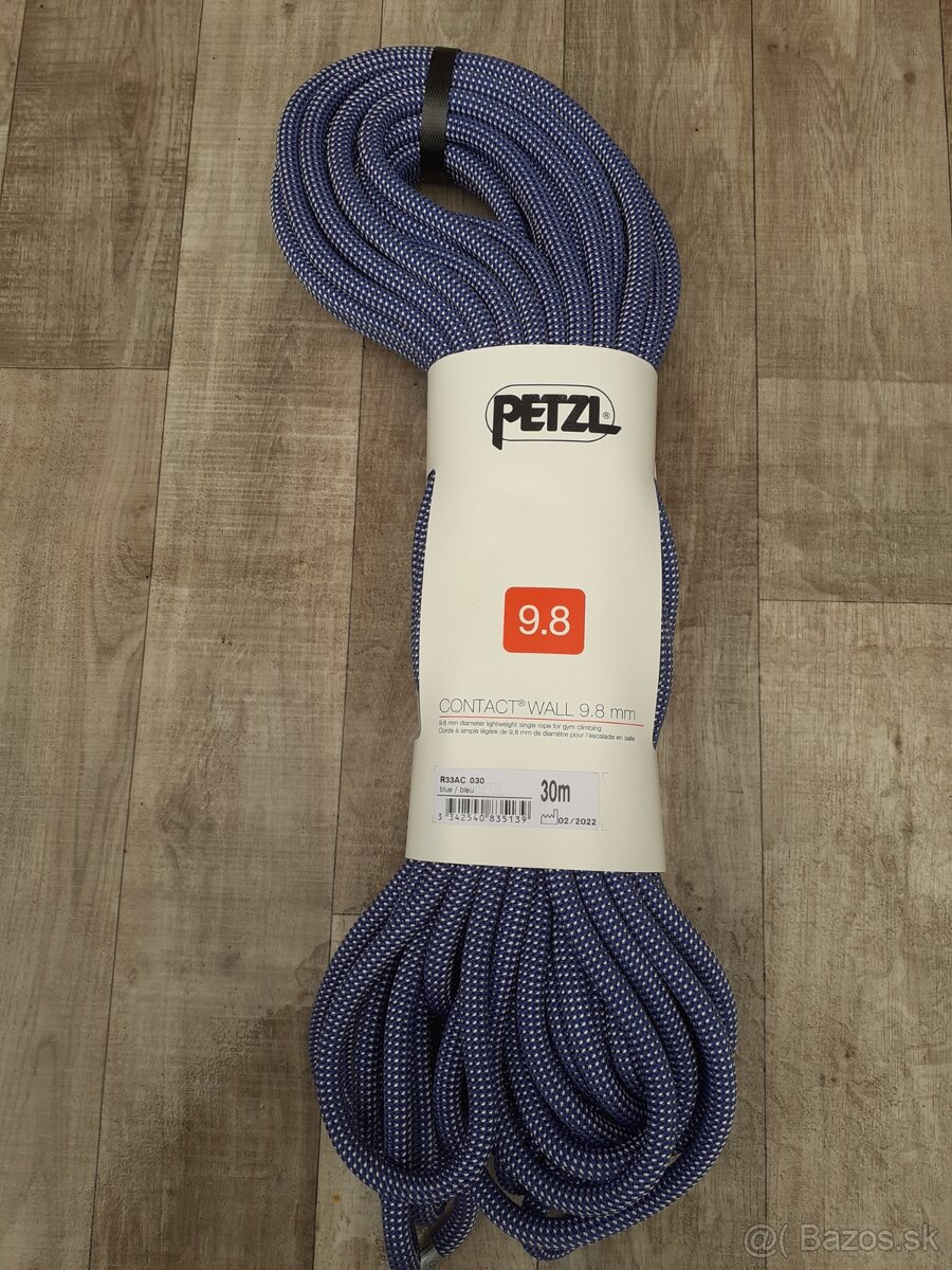 Nove horolezecke lano petzl 9.8mm 30metrov