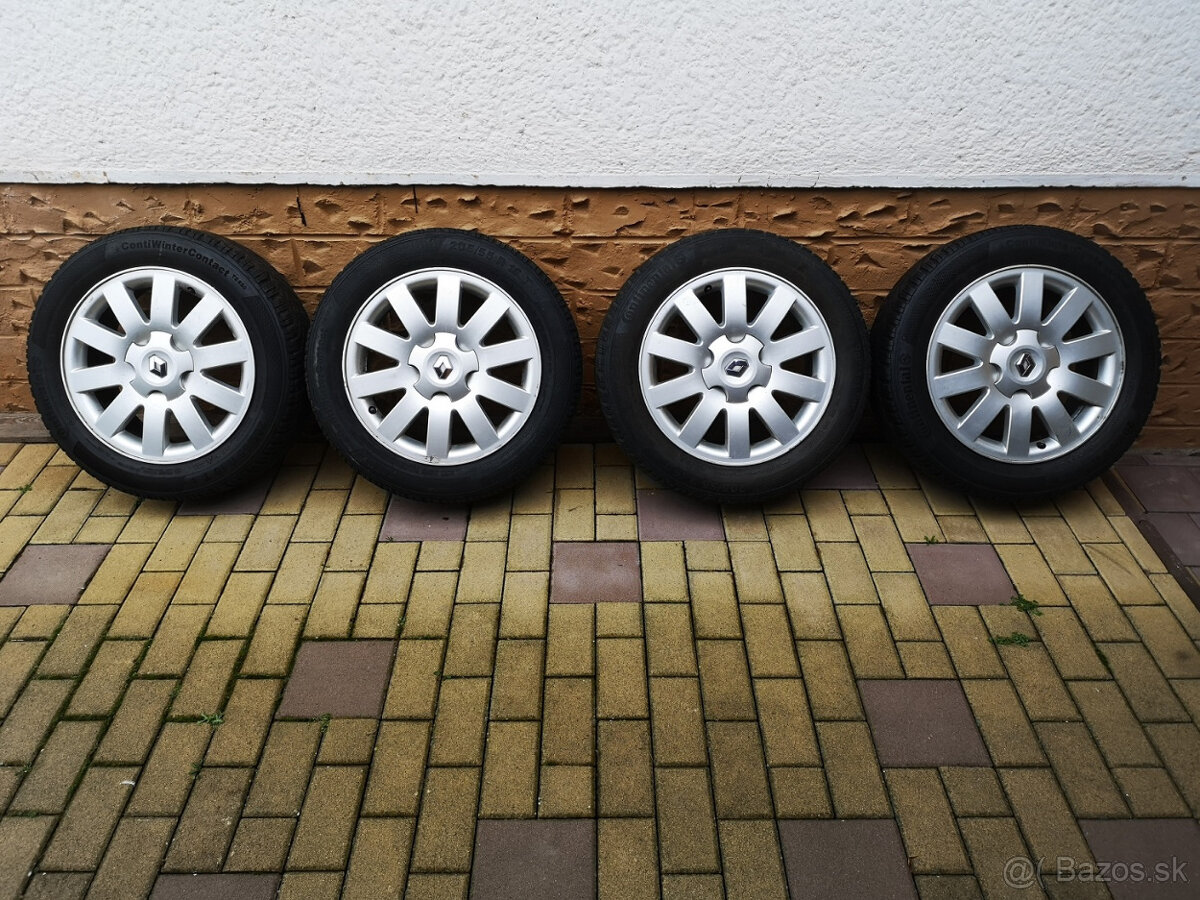 205/55 r16 zimné Continental originál Renault s TPMS