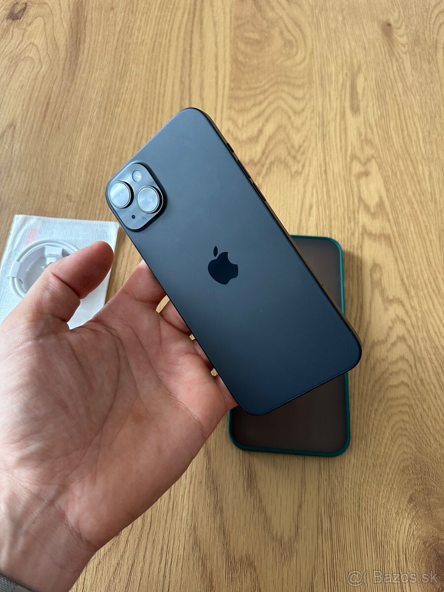 iPhone 15 Plus 256 gb Black - nepoužívaný, záruka