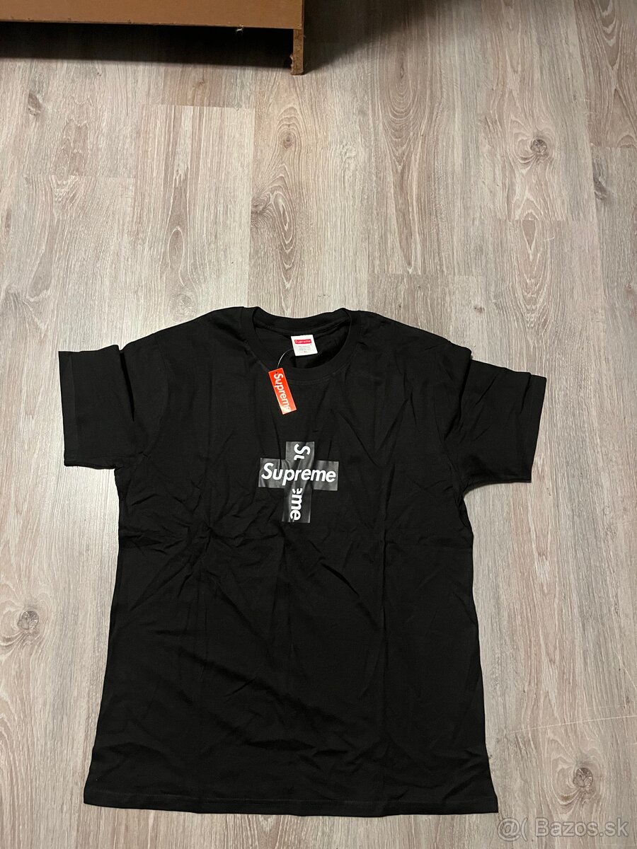 Supreme Cross Box Logo Shirt Tričko