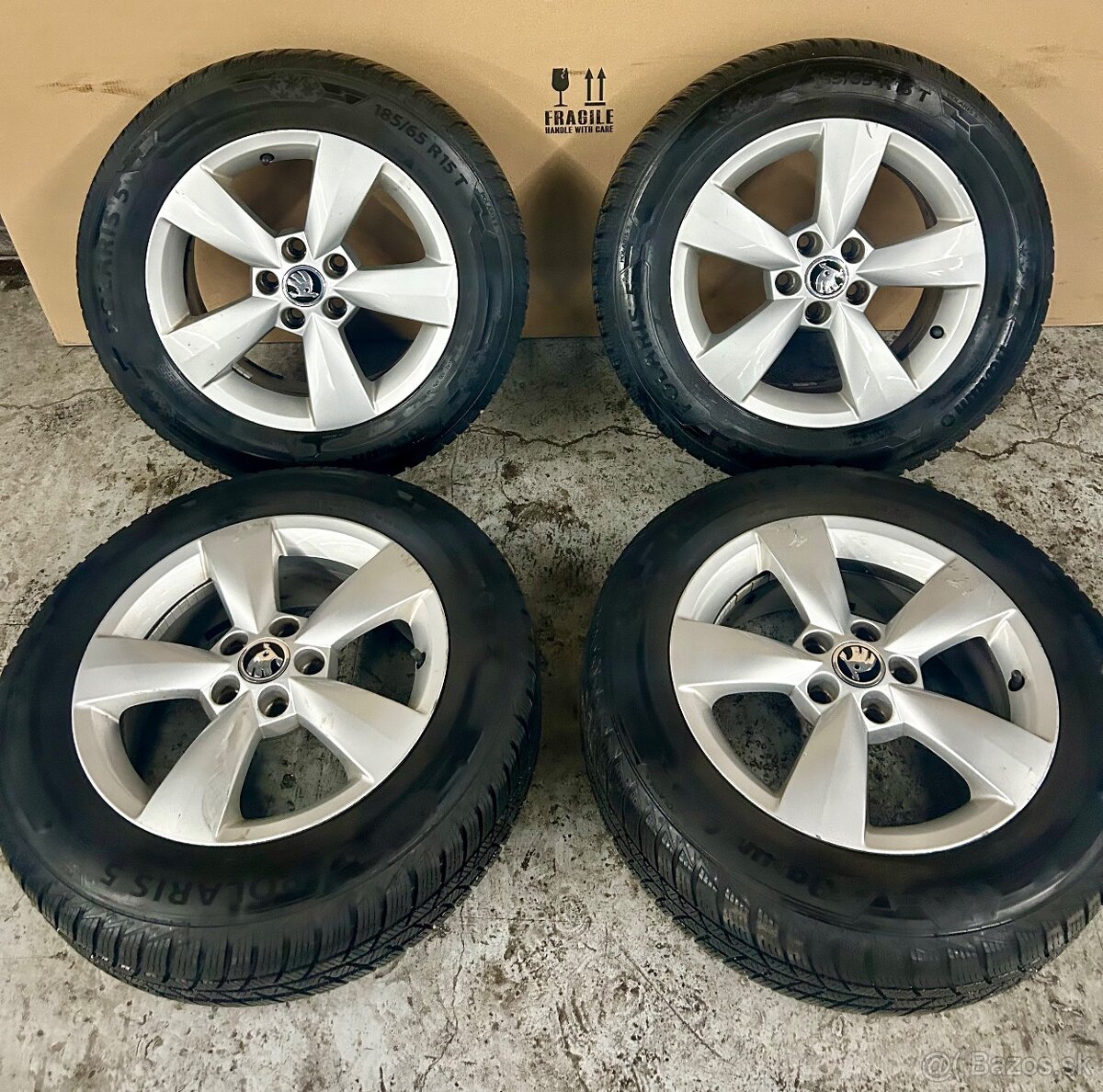 ☎️ ✅ Skoda Rapid Fabia 5x100 Barum 185/65 r15 ☎️ ✅