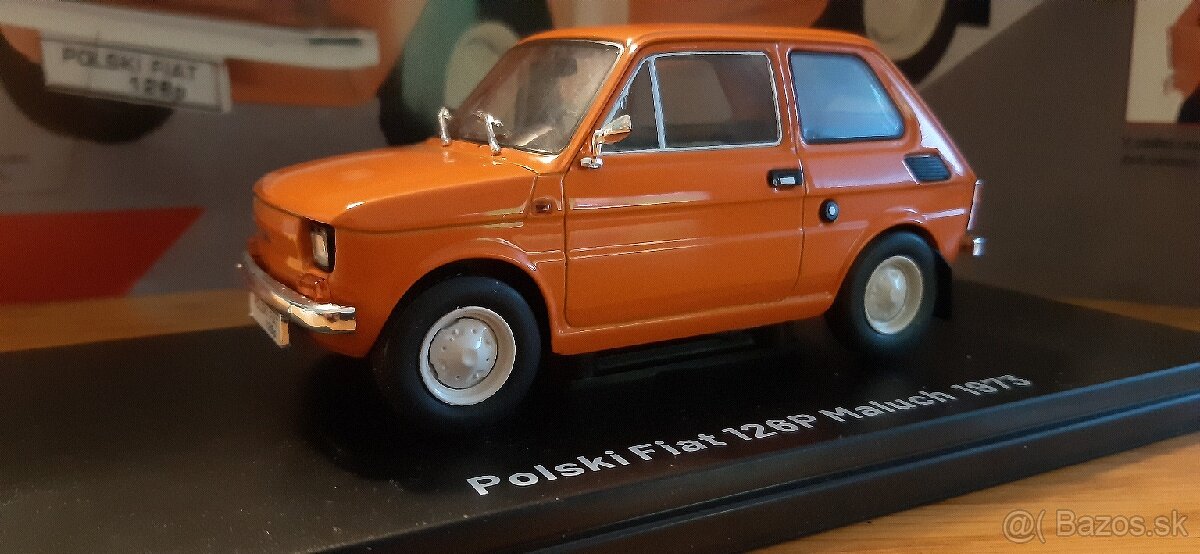 Hachette Polski Fiat 126 P 1973 Maluch 1:24