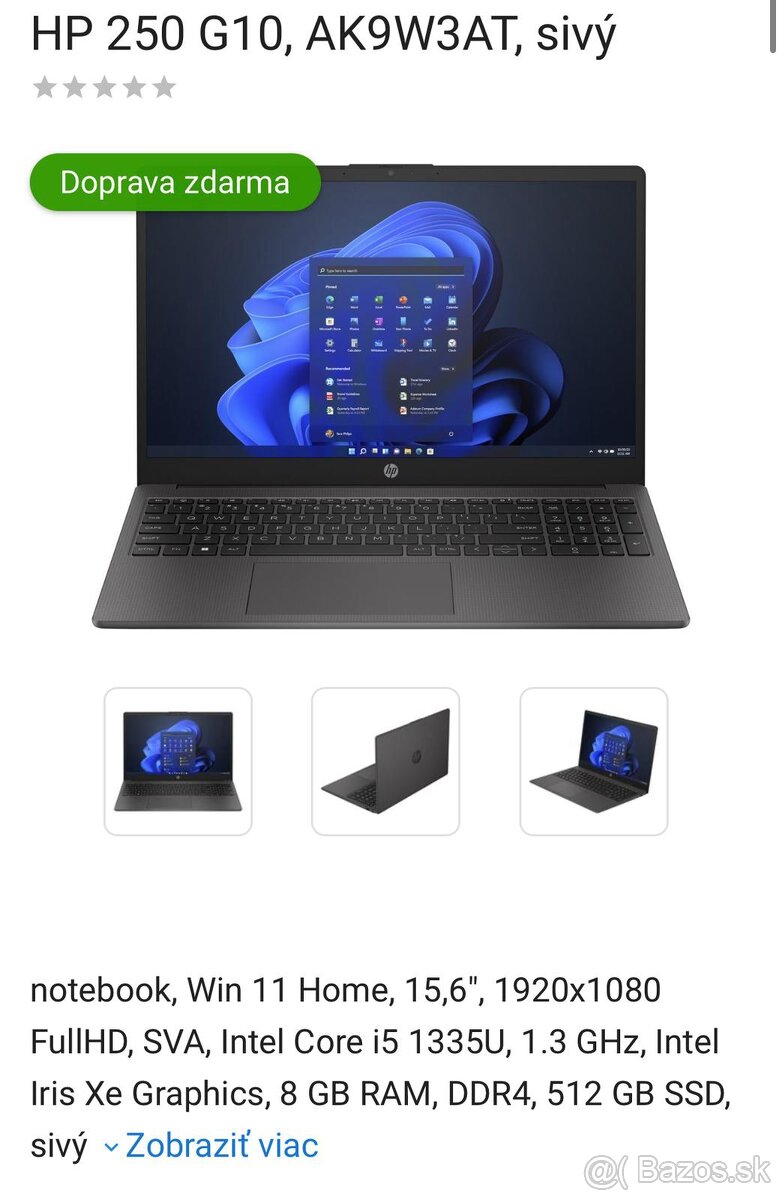 HP 250 G10 NoteBook (Intel i5-1335U)