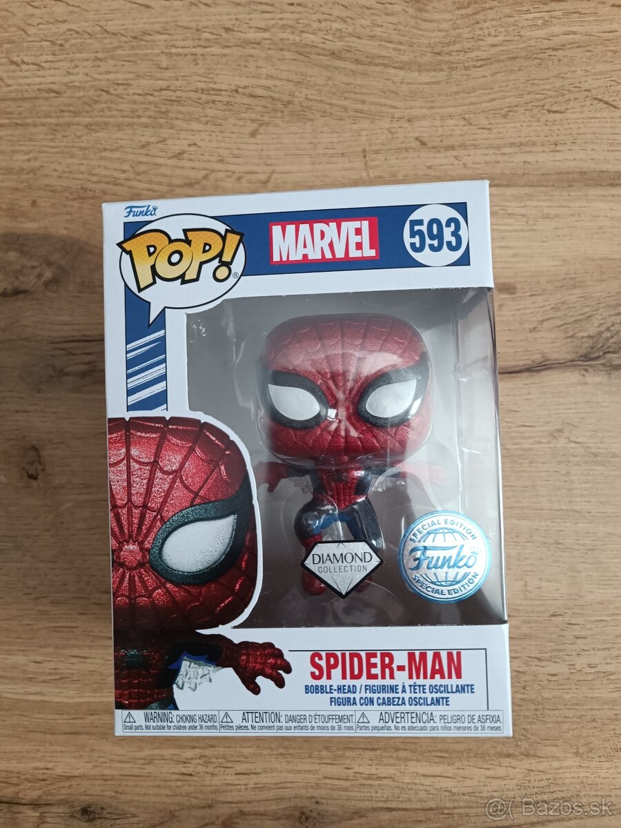 Funko pop Spider Man - Special Edition (Diamond Co