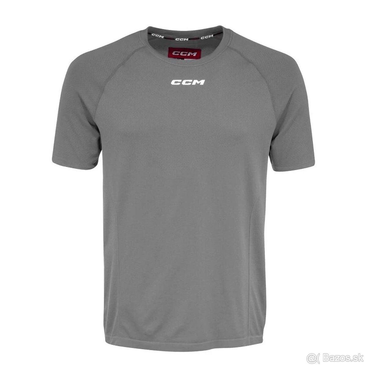 Tričko CCM SS Premium Training Tee Dark Grey, veľ. M, NOVÉ