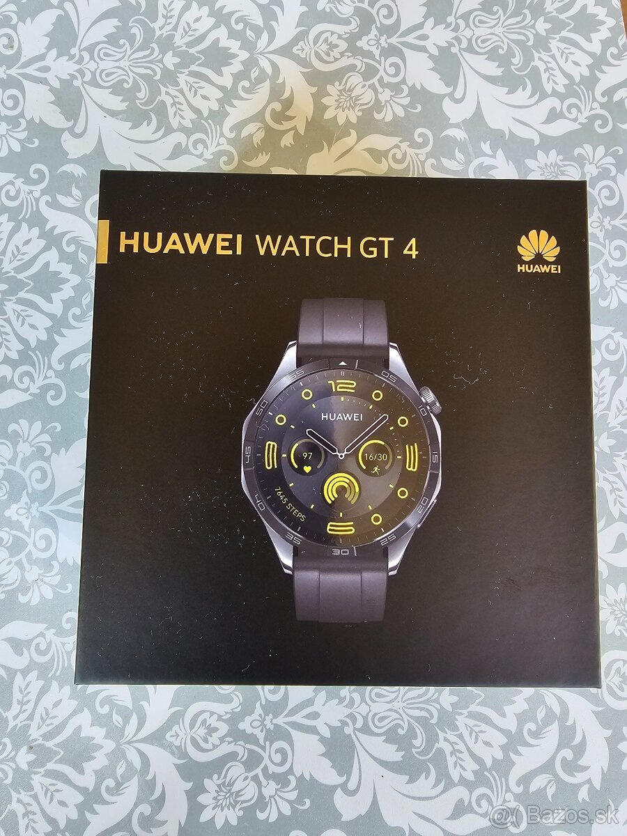 Huawei GT 4  cierne  46 mm