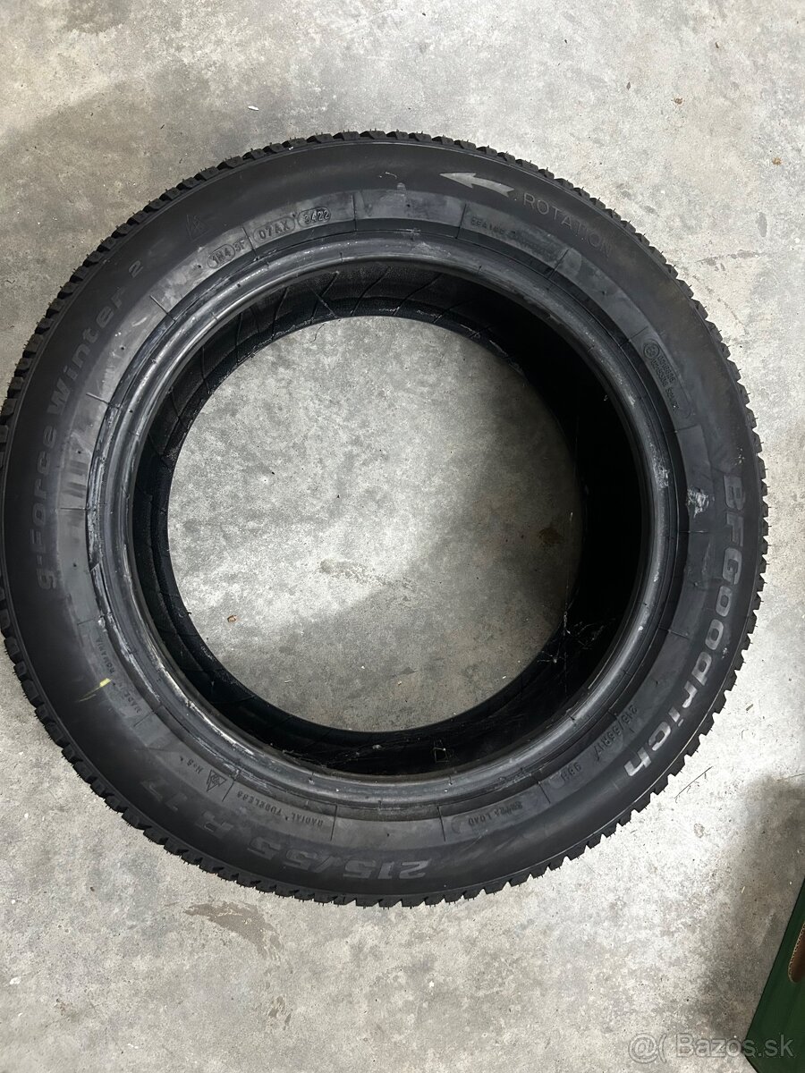 215/55R17 Zimný plášť BFGoodrich