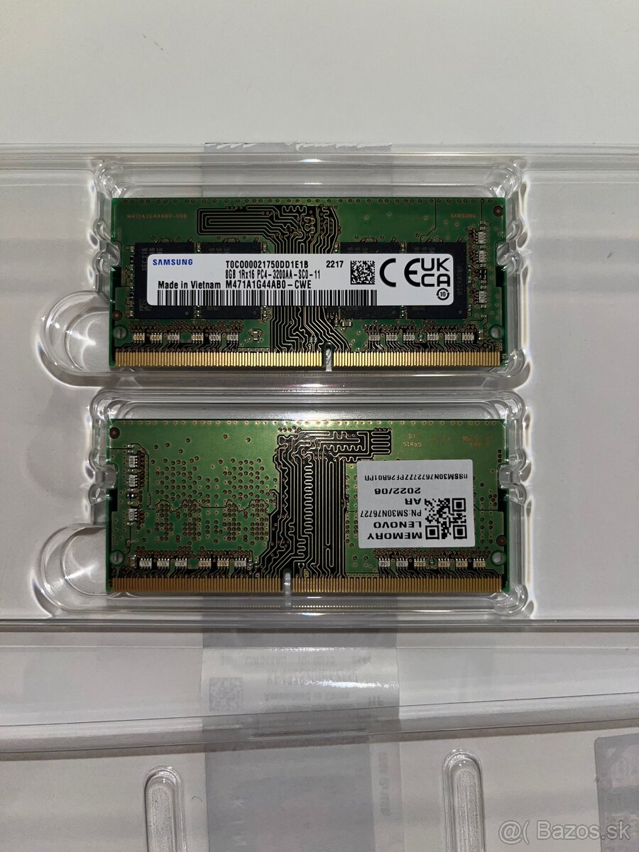 Pamäť RAM DDR4 Samsung 16 GB (2 x 8 GB) 3200 MHz