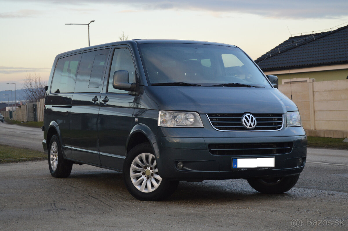 Volkswagen Caravelle 4Motion 2.5TDi 96kW r.v.2008 iba 240km