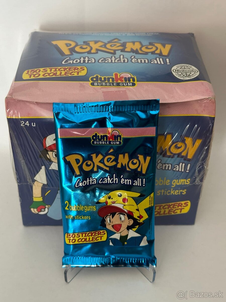 Pokémon Dunkin Bubble Gum 2000