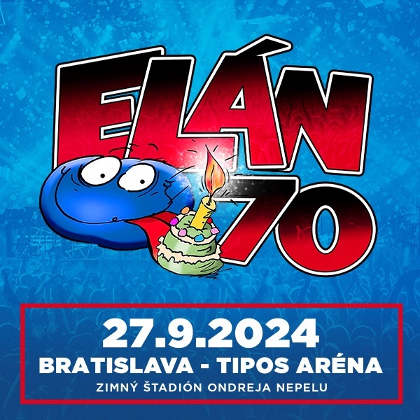 ELAN 70 - koncert 27.9.2024 Bratislava - 2 ks