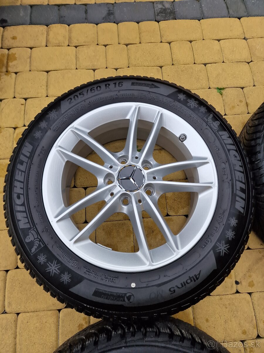 Alu kola zimní sada 5x112 16" Mercedes C s čidly